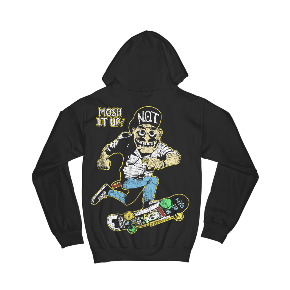 Official Anthrax Merchandise - Mosh It Up Skater Hoodie – Anthrax Official Anthrax Merchandise - Mosh It Up Skater Hoodie – Anthrax