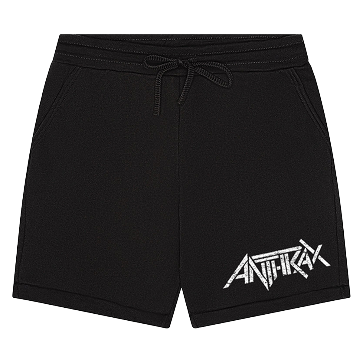 Official Anthrax Merchandise - Black & White Logo Shorts – Anthrax