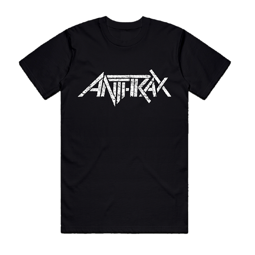 Rock the iconic Anthrax logo with this distressed white print on a super-soft, lightweight tee. With a vintage feel and a relaxed fit, this durable shirt is perfect for everyday wear. A must-have for any true metal fan. Available in unisex sizes.