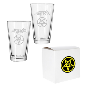 Anthrax Logo Pint Glass Set